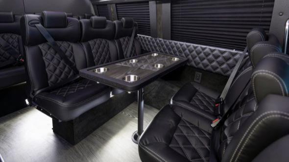 peoria 10 passenger sprinter van interior