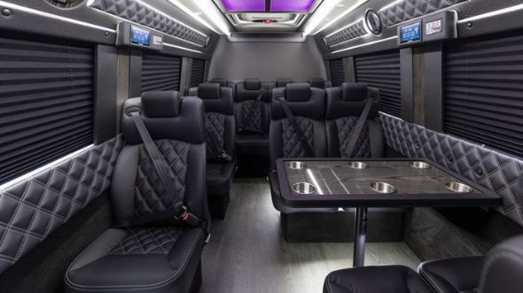 peoria 15 passenger sprinter van interior