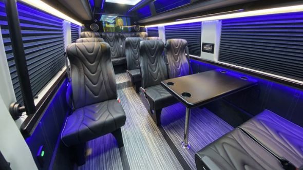 peoria 18 passenger sprinter van interior
