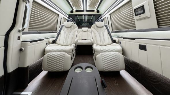 peoria 8 passenger sprinter van interior